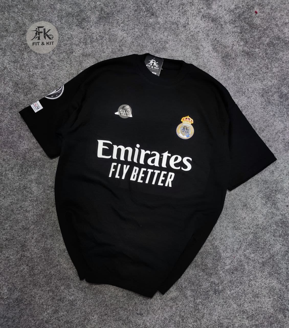 Real Madrid T shirt Black Edition
